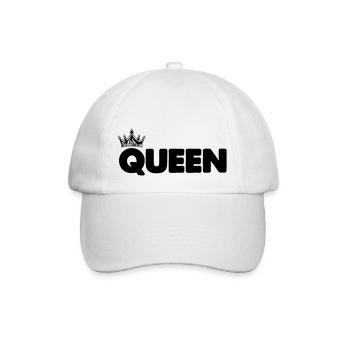 queen - Baseball Cap - white/white - Front