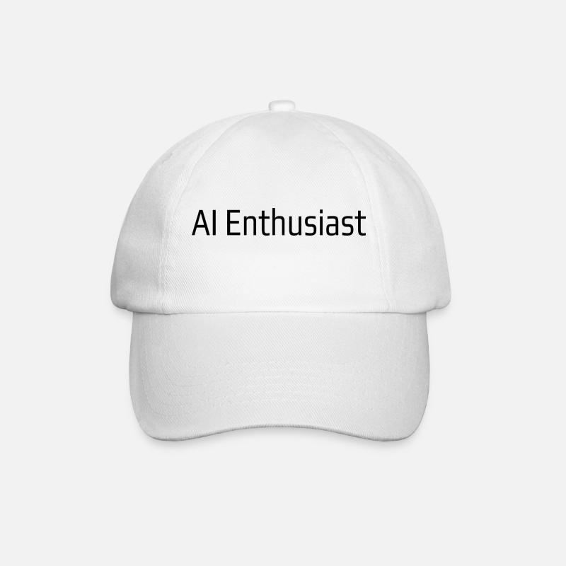 Passionné d’IA - Casquette classique - blanc/blanc