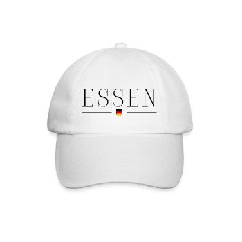 Essen, Germany Elegance Style Design T-Shirt - Baseball Cap - white/white - Front