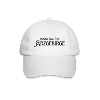 Rester stable Erzgebirge - Casquette classique - blanc/blanc - Devant