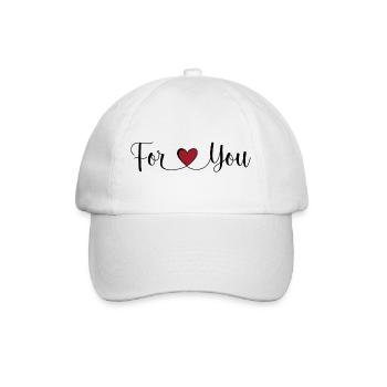 Pour vous - Casquette classique - blanc/blanc - Devant