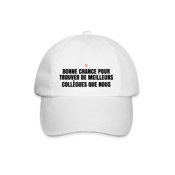 Man Humor Co-worker Departure Gift - Baseball Cap - white/white - Front
