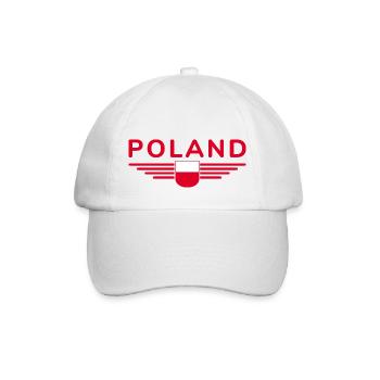 I Love Poland, Elegance Style Design T-Shirt - Baseball Cap - white/white - Front
