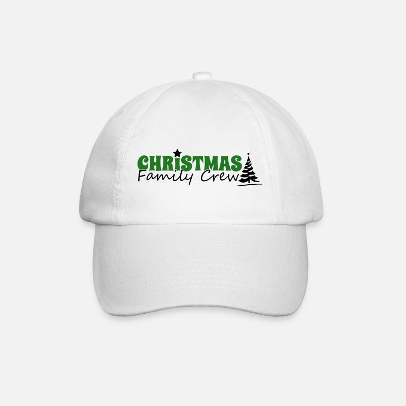 Weihnachten Family Crew - Baseballkappe - Weiß/Weiß