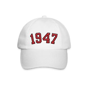 Sport year of birth 1947 - Baseball Cap - white/white - Front