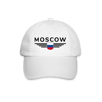 T-Shirt Moscou – Métropole de l’Elégance - Casquette classique - blanc/blanc - Devant
