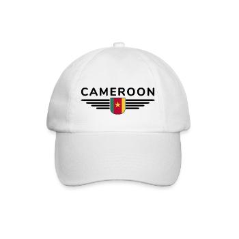 Cameroon Design – Fierté et diversité - Casquette classique - blanc/blanc - Devant