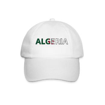 Algeria Flag - Baseball Cap - white/white - Front