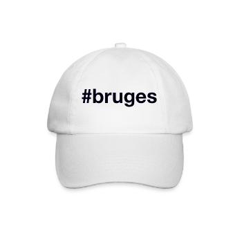 BRUGES Hashtag Belgium Belgien - Baseball Cap - white/white - Front