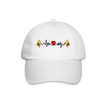 Södermanland, Sweden – Heartbeat of the region - Baseball Cap - white/white - Front
