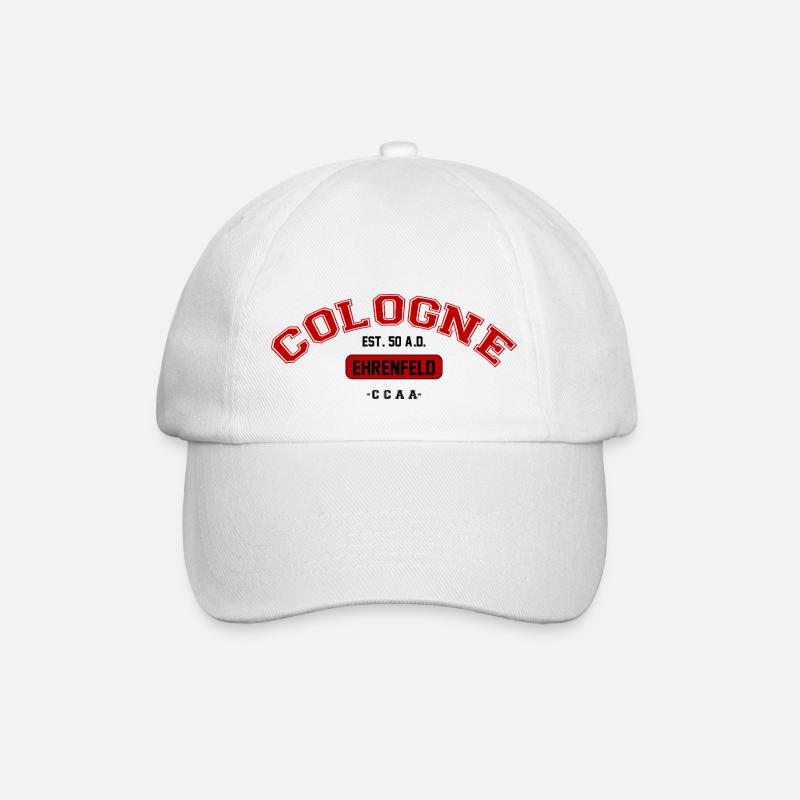 Cologne - Ehrenfeld - Baseballkappe - Weiß/Weiß