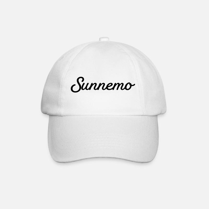 Sunnemo black - Baseball Cap - white/white