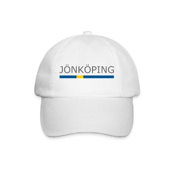 Drapeau de la Suède - Jönköping - Sverige - Schweden - Casquette classique - blanc/blanc - Devant