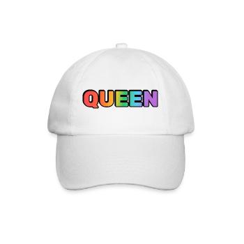 QUEEN RAINBOW  - Baseball Cap - white/white - Front