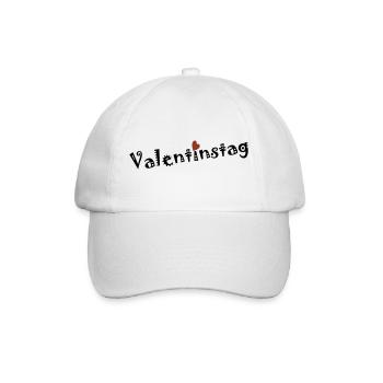 Valentinstag - Baseballkappe - Weiß/Weiß - Vorne
