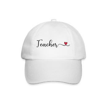 Enseignant - Casquette classique - blanc/blanc - Devant