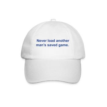 Never Load La partie sauvegardée d’un autre homme - Casquette classique - blanc/blanc - Devant