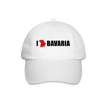 J’adore Bavaria Bayern Liebe - Casquette classique - blanc/blanc - Devant