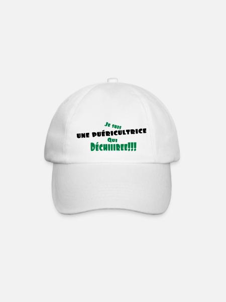 une puéricultrice - Casquette classique - blanc/blanc