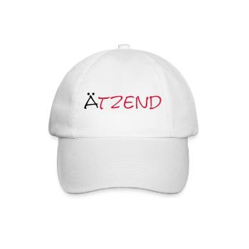 Ätzend - Baseballkappe - Weiß/Weiß - Vorne