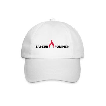 sapeur-pompier - Casquette classique - blanc/blanc - Devant
