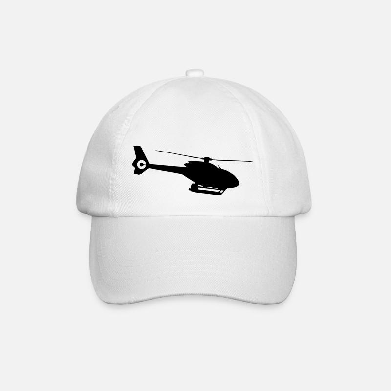 Helicopter - Baseballkappe - Weiß/Weiß