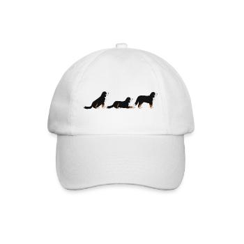 place get Bernese mountain dog - Baseball Cap - white/white - Front