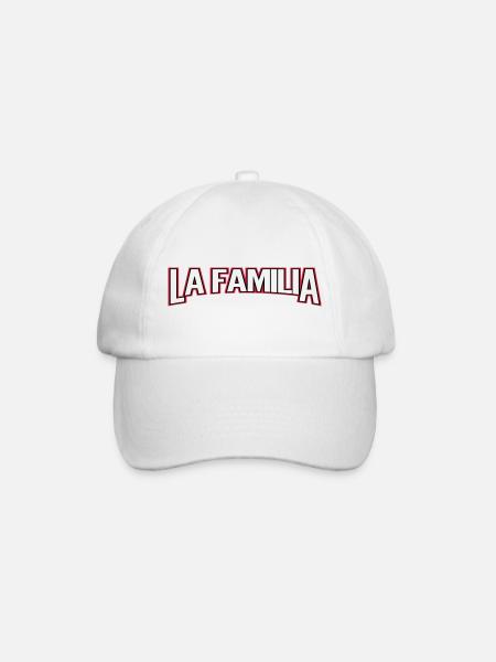 LA FAMILIA - Baseballkappe - Weiß/Weiß