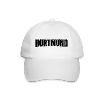 Dortmund - Baseballkappe - Weiß/Weiß - Vorne