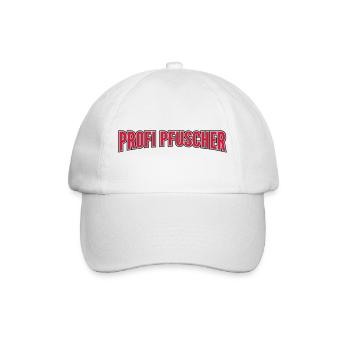 Profi Pfuscher - Baseballkappe - Weiß/Weiß - Vorne