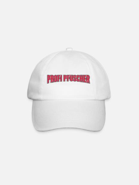 Profi Pfuscher - Baseballkappe - Weiß/Weiß