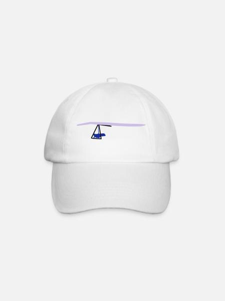 Hangglider - Baseball Cap - white/white