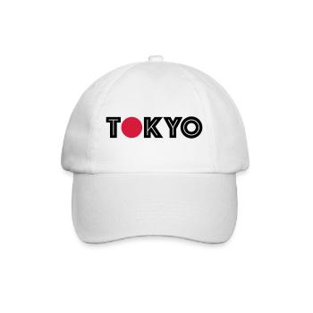 Chemise Tokyo avec un point rouge - Casquette classique - blanc/blanc - Devant