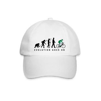 evolution_radfahrer_052012_d_3c - Casquette classique - blanc/blanc - Devant