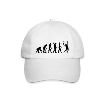 Evolution Tennis - Baseballkappe - Weiß/Weiß - Vorne