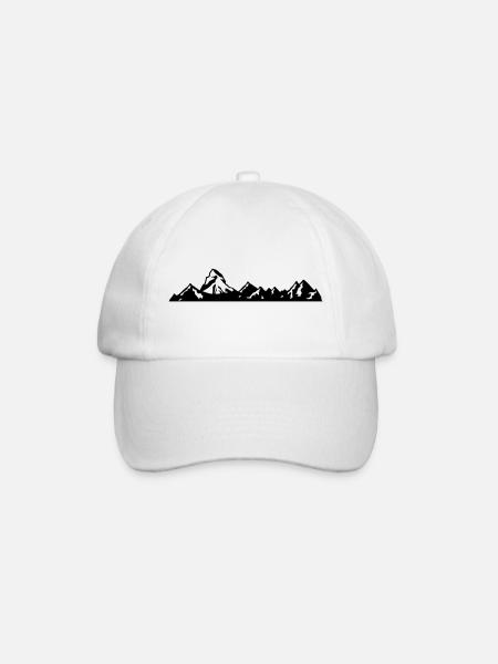 Switzerland - Matterhorn - zermatt - swiss - Baseball Cap - white/white