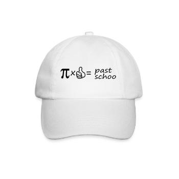 pi x Daumen = past schoo - Baseballkappe - Weiß/Weiß - Vorne