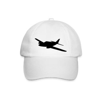 avion tourisme - Casquette classique - blanc/blanc - Devant