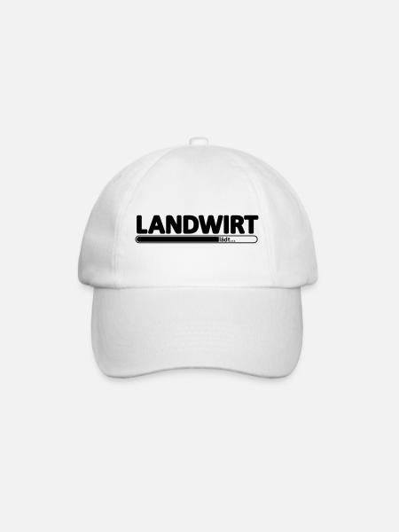 Landwirt // Landwirtin // Bauer //Berufsausbildung - Baseballkappe - Weiß/Weiß