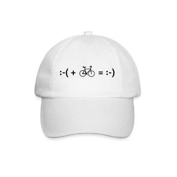 Artistic cycling, artistic cycling, indoor cycling - Baseball Cap - white/white - Front