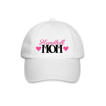 Handball Mom - Baseballkappe - Weiß/Weiß - Vorne