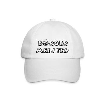 BURGERMEISTER - Baseballkappe - Weiß/Weiß - Vorne