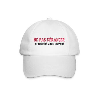 Ne pas Déranger ! - Casquette classique - blanc/blanc - Devant
