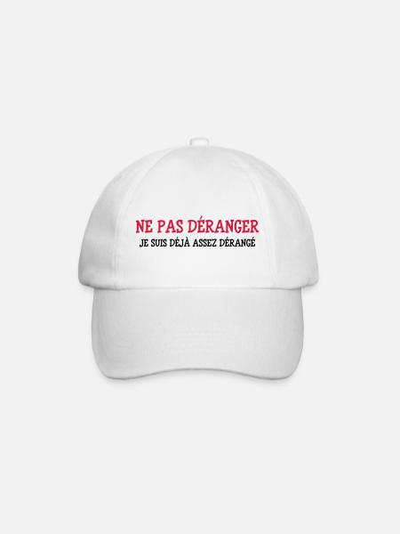 Ne pas Déranger ! - Casquette classique - blanc/blanc