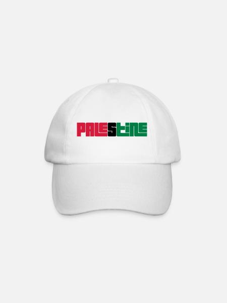 Palestine - Baseball Cap - white/white