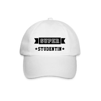 Student Studentin Studien Studenten Universität - Baseballkappe - Weiß/Weiß - Vorne