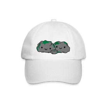 cher famille pierre papa maman - Casquette classique - blanc/blanc - Devant