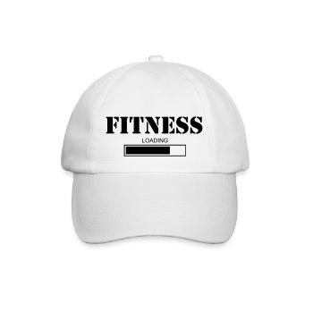 Fitness loading Outdoor Sport Gym - Baseballkappe - Weiß/Weiß - Vorne