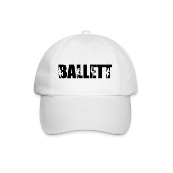 (ballett) - Baseballkappe - Weiß/Weiß - Vorne