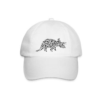 Dinosaure - Casquette classique - blanc/blanc - Devant